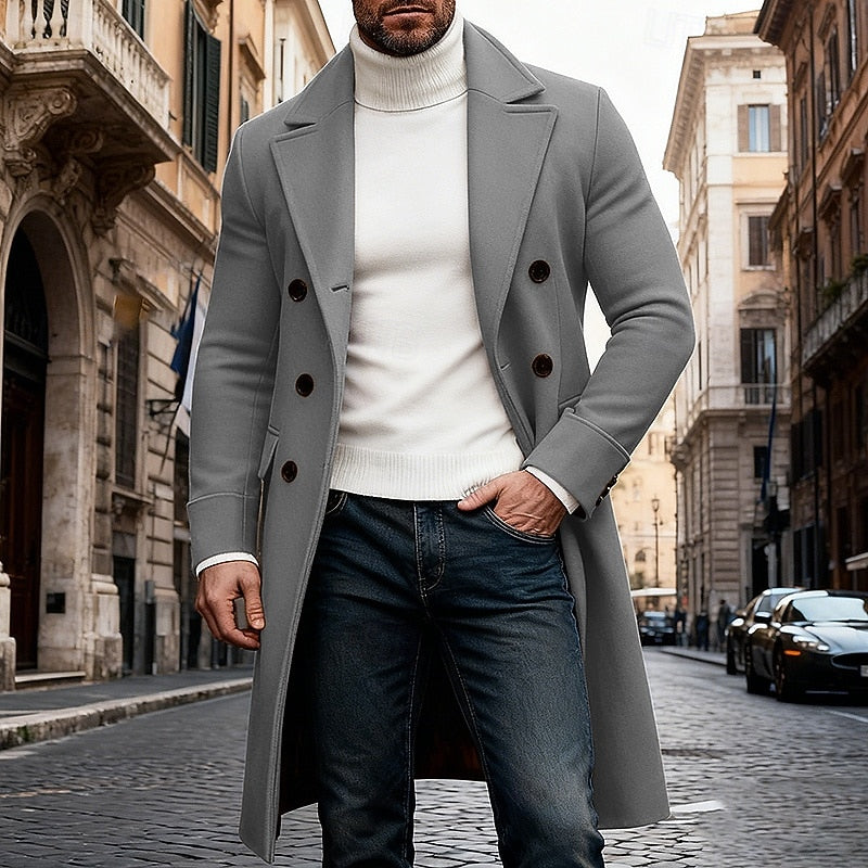 Micheal | Refined Long Overcoat
