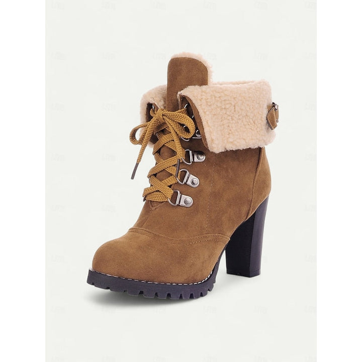 Rosalind | Lace-Up Winter Boots with Plush Lining