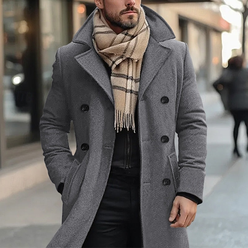 Nathaniel | Double-Breasted Overcoat