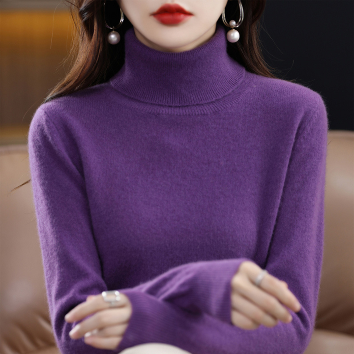 Marisol | Black Cashmere Turtleneck