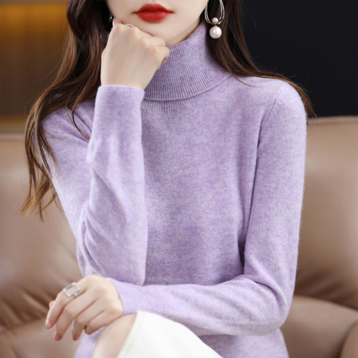 Marisol | Black Cashmere Turtleneck