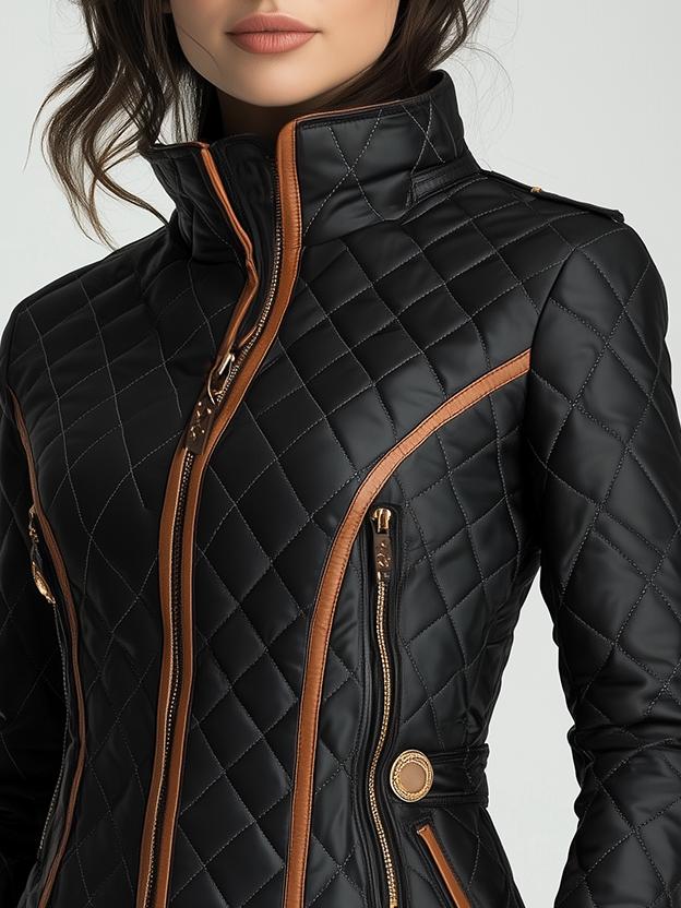Nora | Diamond Quilted Puffer Jacket