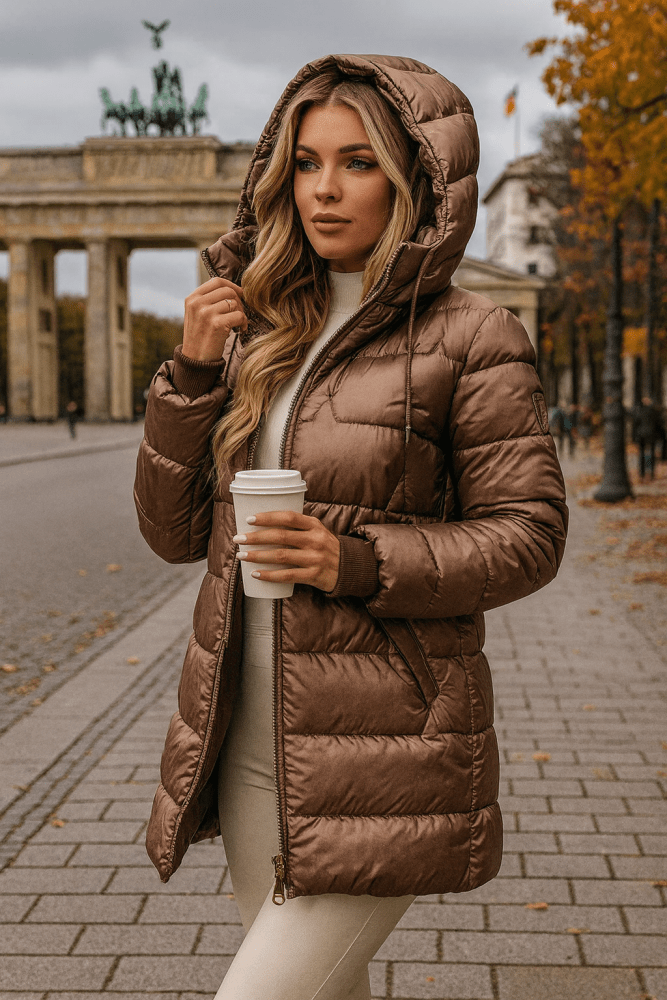 Marga | Long Puffer Jacket with Hood