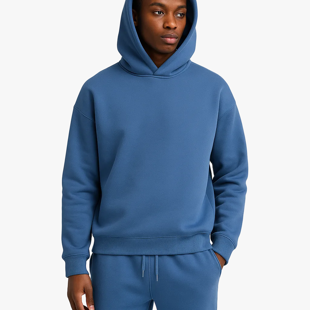 Cole | Knit Tracksuit with Pullover Hood