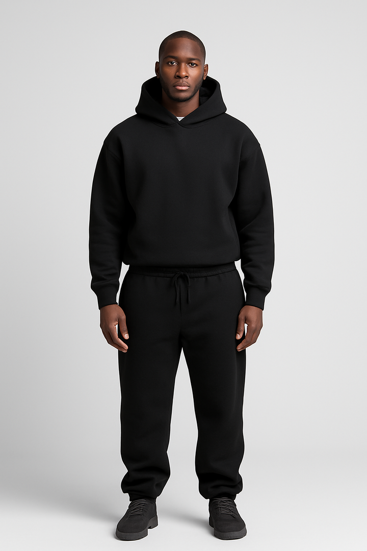 Cole | Knit Tracksuit with Pullover Hood