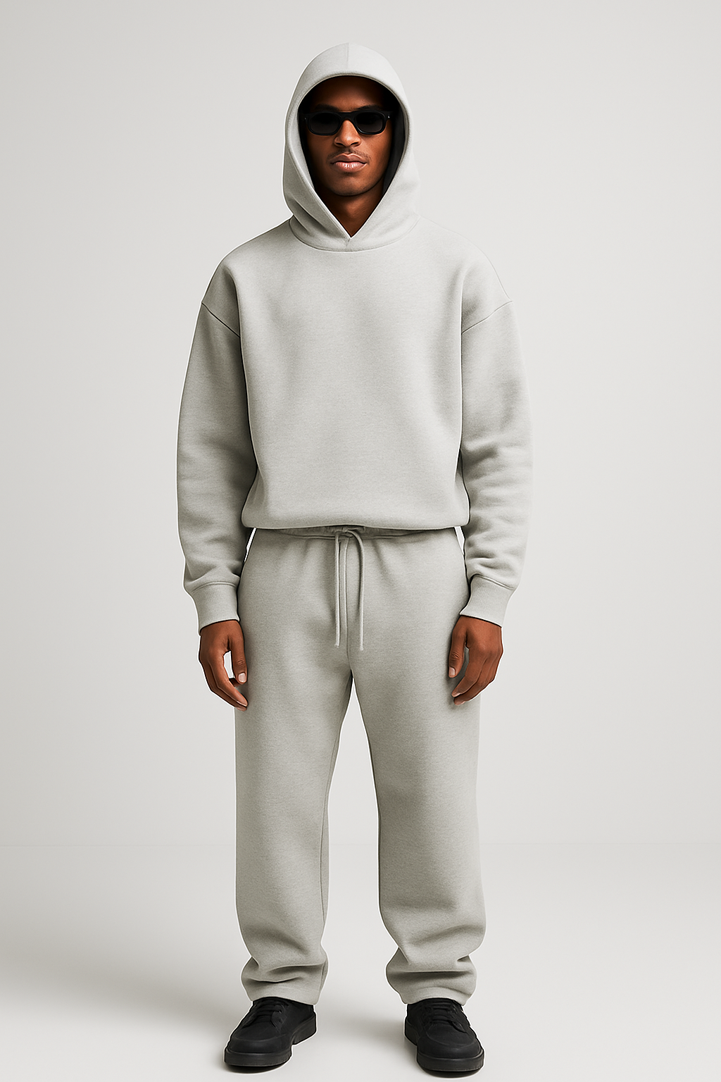 Cole | Knit Tracksuit with Pullover Hood
