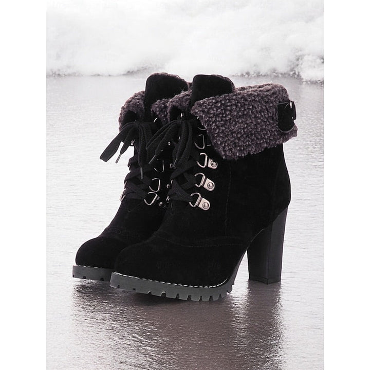 Rosalind | Lace-Up Winter Boots with Plush Lining