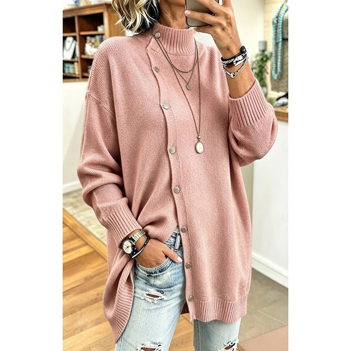 Wren | Longline Turtleneck Cardigan