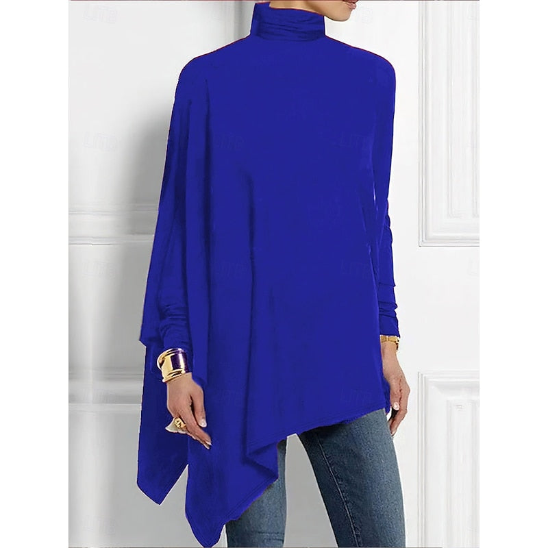 Wren | Draped Turtleneck Top for the Holidays