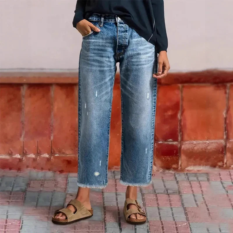 Josephine Wren | Cropped Straight Leg Jeans