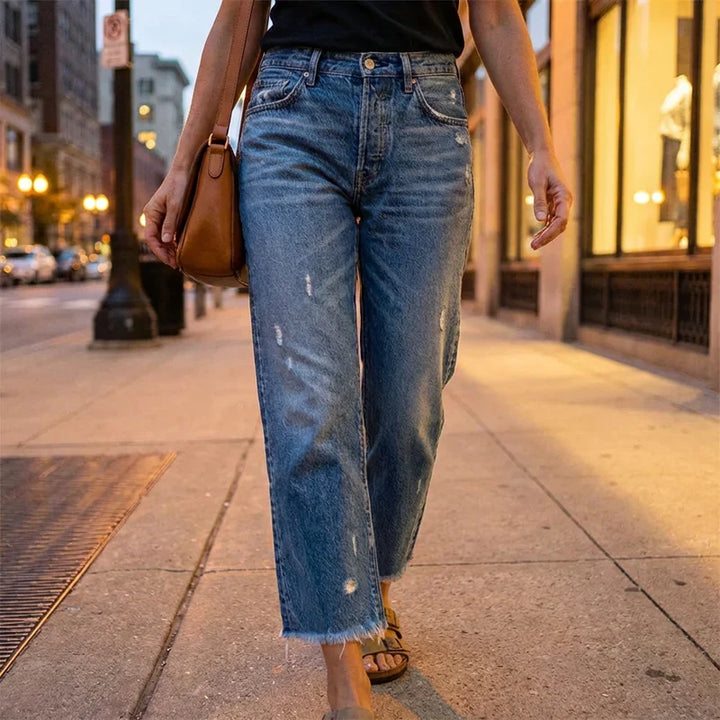 Josephine Wren | Cropped Straight Leg Jeans