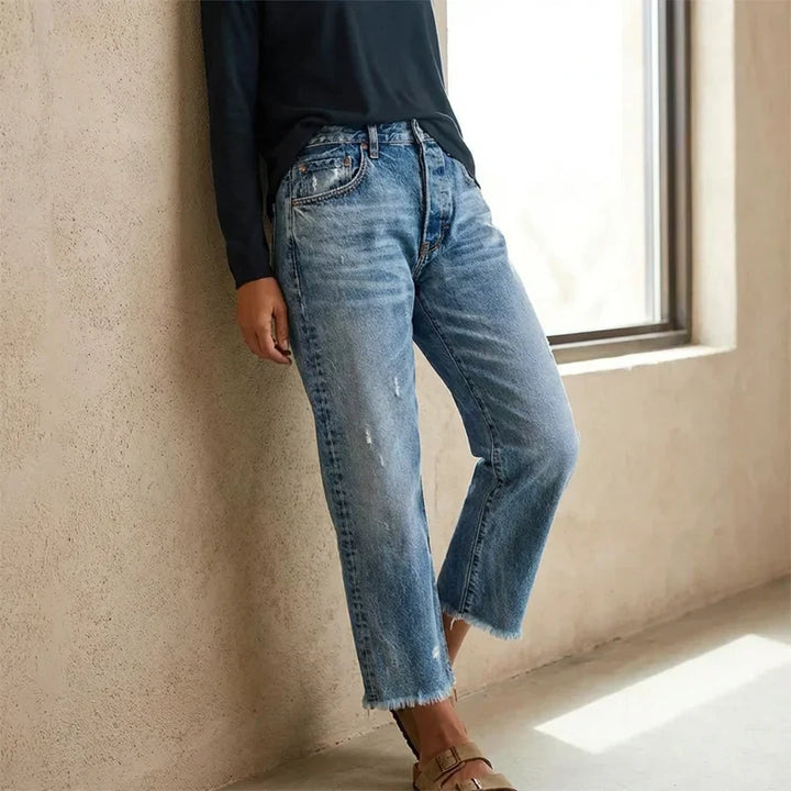Josephine Wren | Cropped Straight Leg Jeans