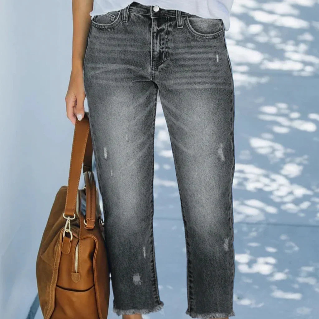 Josephine Wren | Cropped Straight Leg Jeans
