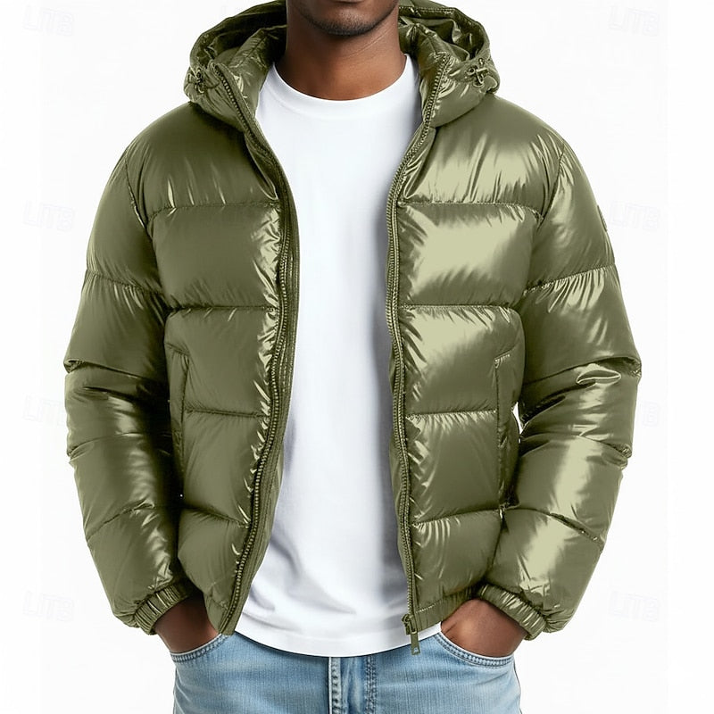 Grady | Men's Quilted Puffer Jacket with Hood