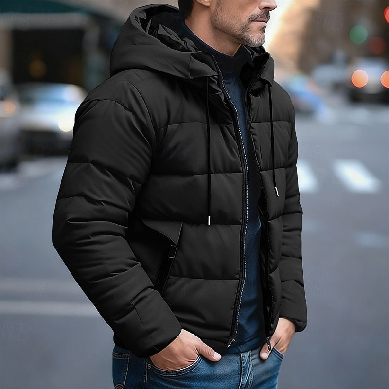 Nash | Men's Puffer Jacket with Adjustable Hood