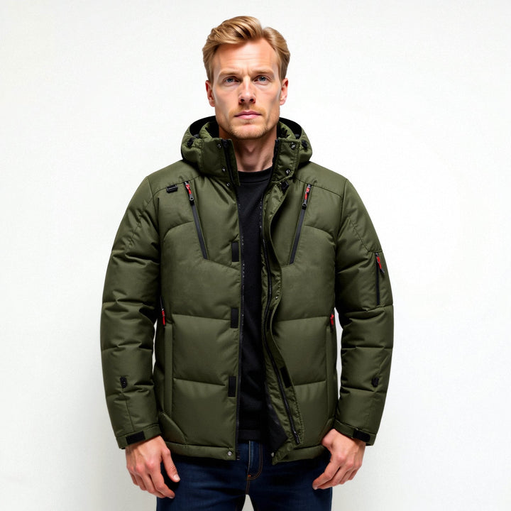 Samuel | Men's Down Jacket with Hood