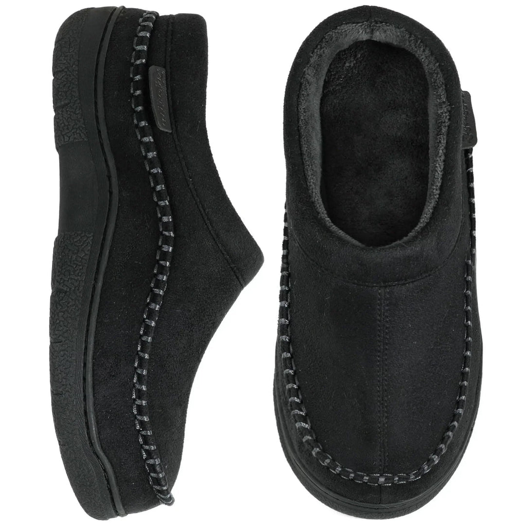 Marcus | Faux Fur-Lined House Slippers