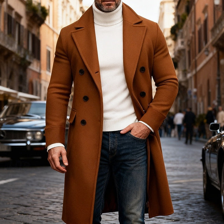 Micheal | Refined Long Overcoat