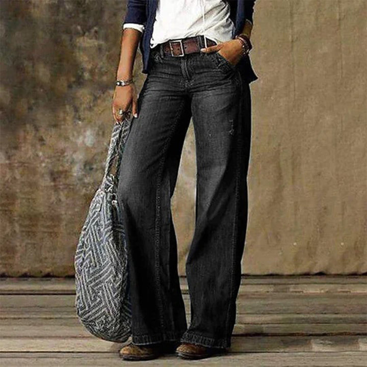 Delaney | High-Rise Wide Leg Mom Jeans