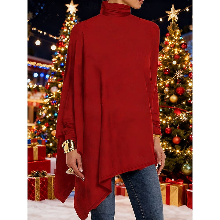 Wren | Draped Turtleneck Top for the Holidays