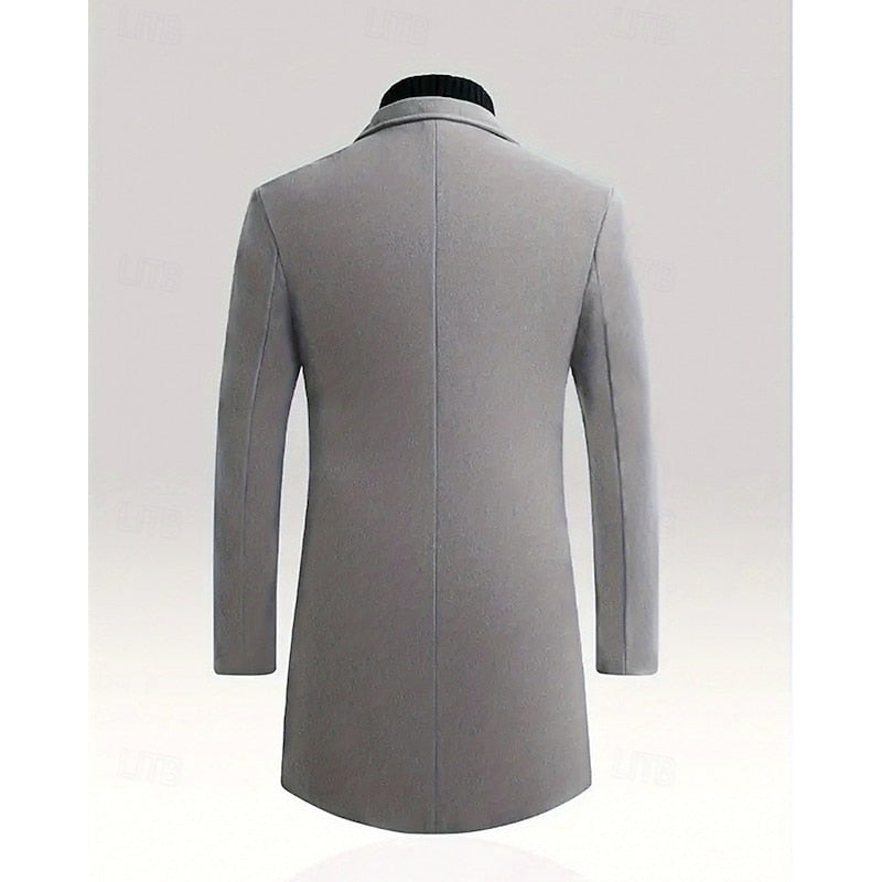 Nathan | Classic Long Overcoat