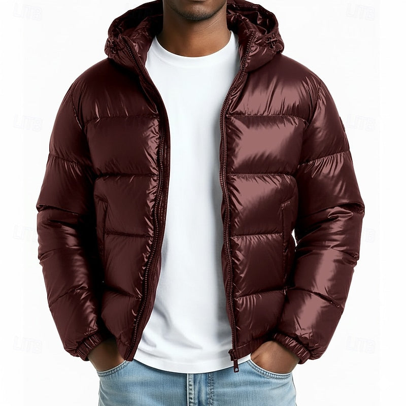 Grady | Men's Quilted Puffer Jacket with Hood