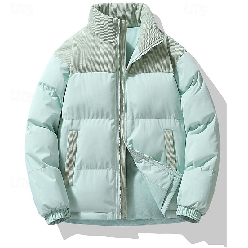 Rory | Men's Puffer Jacket with Stand Collar