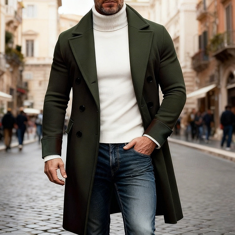 Micheal | Refined Long Overcoat